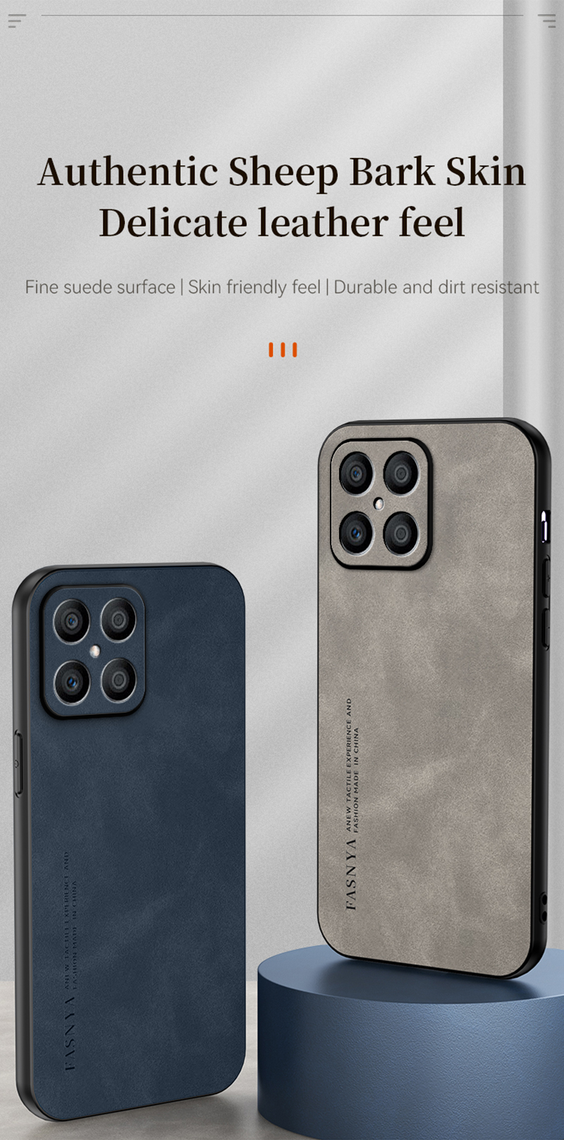 Matte Silikon-Ledertasche für Honor X30 X40 X50I X7A X8A X8 X9A Play 5 7T 6T PRO 6C V40 V30 50lite Soft Case Cover_voghion.com