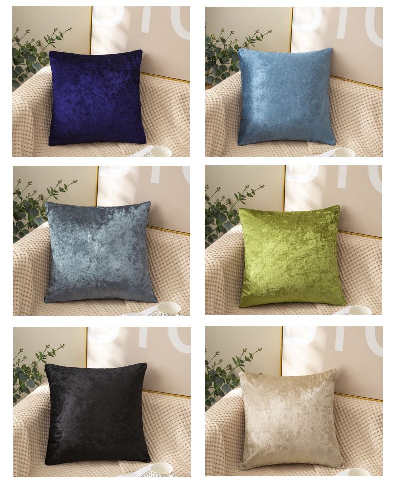 Cuscino di supporto per la vita in velluto di ghiaccio di colore solido in tessuto di vendita calda grande_voghion.com