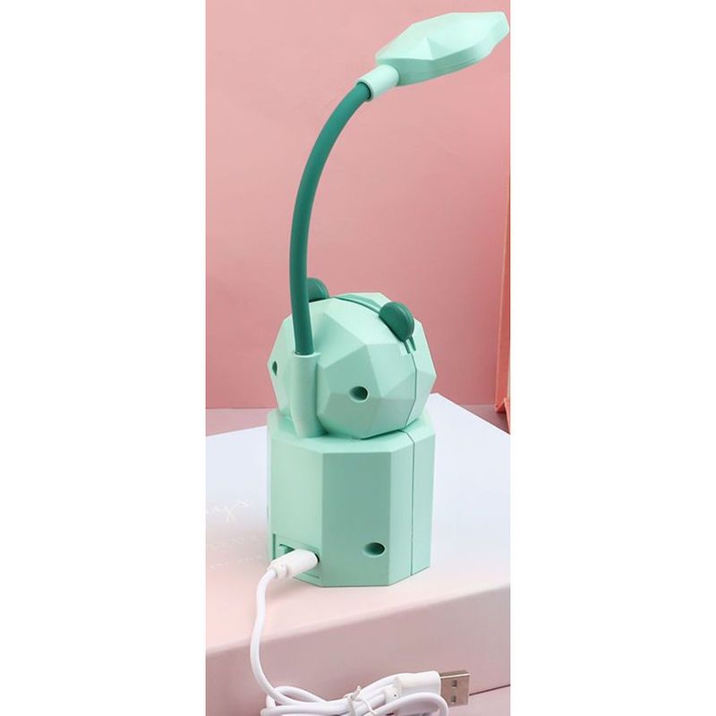 Cute Cartoon Small Lamp For Students To Learn Children's Outdoor LED Read Learn Desk Bedside Night Lamp, USB_voghion.com