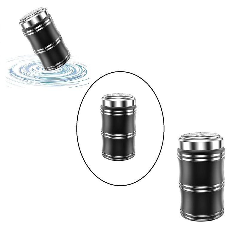 Mini rasoir électrique portable de poche USB, lavable, noir_voghion.com