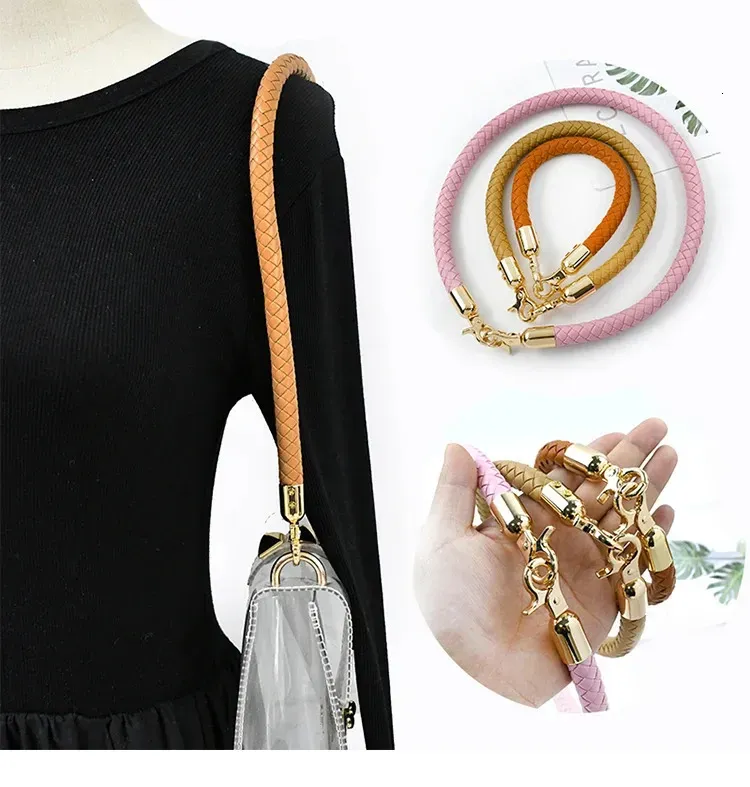 Manici per borsa in pelle PU intrecciata alla moda da 30/40/60 mm con fibbia in metallo per borsa da donna, tracolla di ricambio_voghion.com