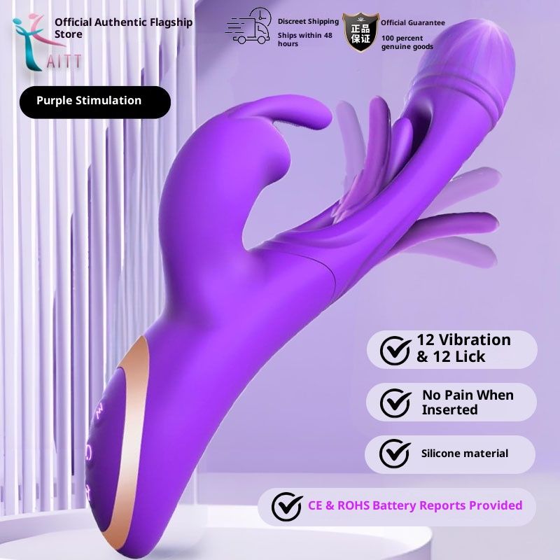 LuvBox Cross-Border Private Female Masturbator Toy Instant Trend Women Adult Products Fully Automatic Insertion Tongue Licking_voghion.com