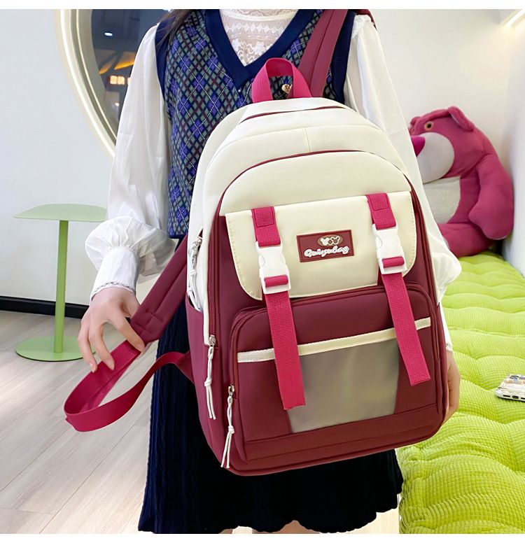 Rucksack-Studenten im Jahr 2024, neuer modischer Rucksack mit hoher Kapazität für Mädchen der Mittelschule_voghion.com