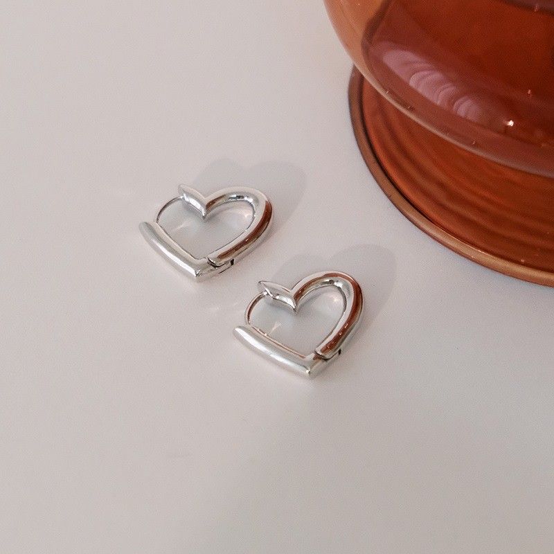 Silver Needle Small Geometric Metal Style Simple Ins Niche Minimalist Stud Drop Elegant Earrings For Women_voghion.com