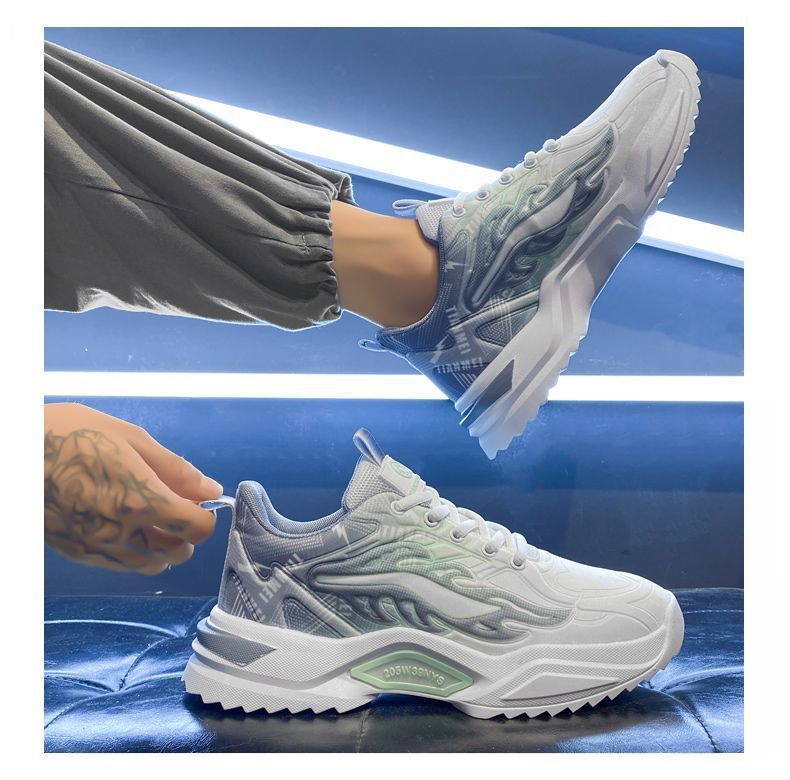 Herbst Herren 2025 Neue Student Sport Casual Jugend Mesh Papa Vielseitige trendige atmungsaktive Schuhe für Männer_voghion.com