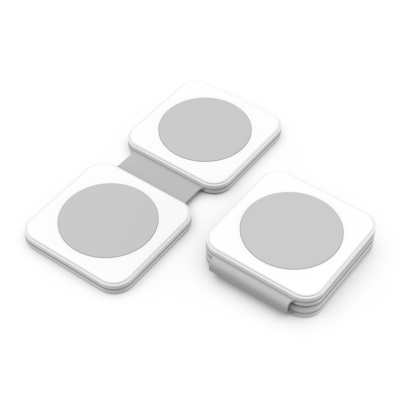 New Arrival Explosive 2-in-1 Desktop Dual Magnetic 15W Magnetic Wireless Fast Charger_voghion.com