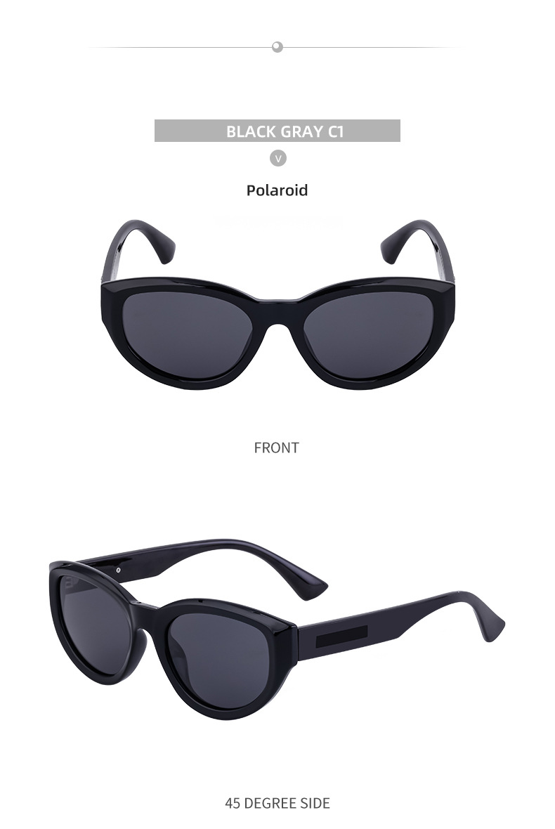 Polarisierte Cat-Eye-Sonnenbrille für Damen. UV-Schutz-Sonnenbrille für Damen_voghion.com