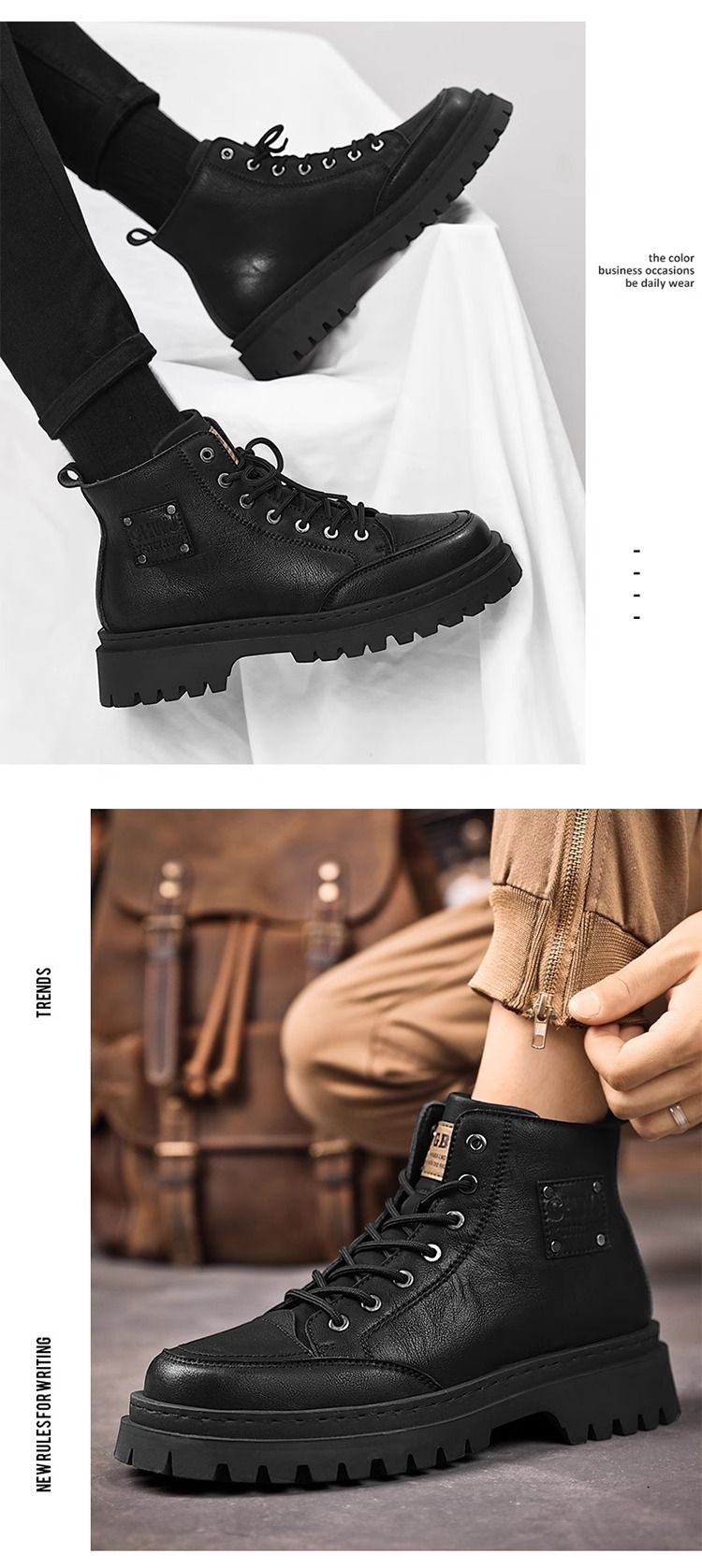 Martin Stiwwelen Hären Hierscht a Wanter Britesche Stil High Top Lieder Schong Hären Outdoor Aarbechtsstiwwelen Retro Sport Casual Moud Schong_voghion.com