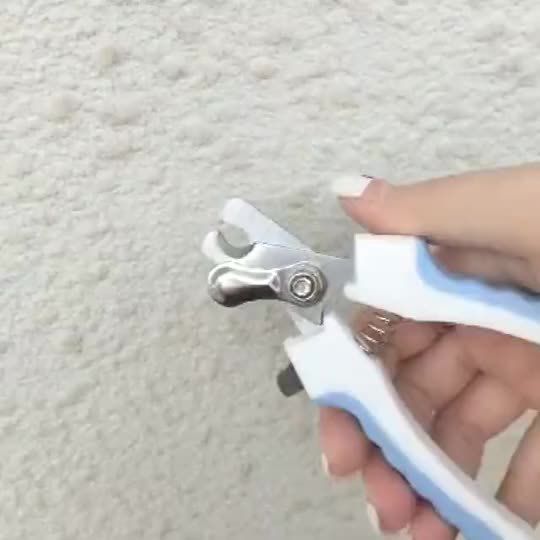 Dog Cat Grinder Pet Trimmer Anti-Splash Nail Clippers_voghion.com
