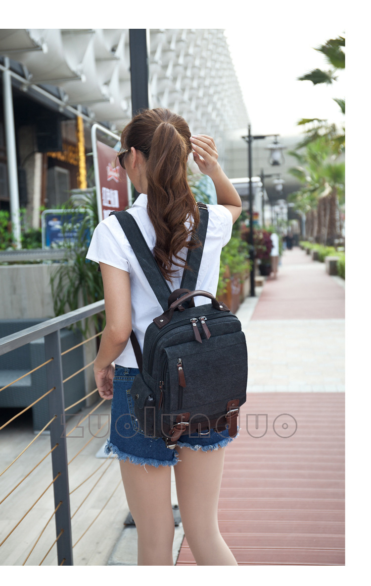Zaino in tela alla moda, zaino diagonale da viaggio all'aperto, adatto per uomini e donne, borsa a tracolla, zaino_voghion.com