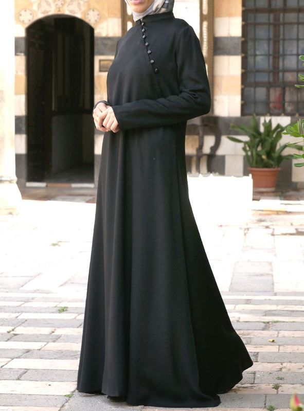 Women's Clothing Muslim Women's Robe Conservative Ladies Long Dress_voghion.com