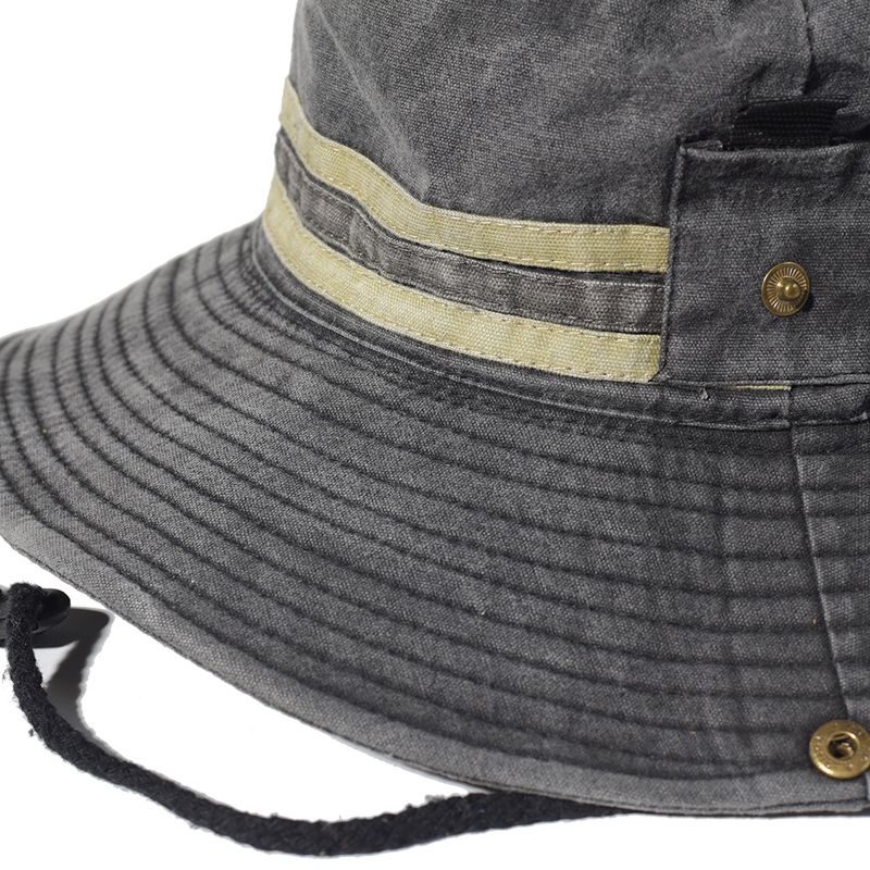 Neuheiten Angeln Wandern Sonne Männer Frauen Boonie Breite Krempe Outdoor Safari Sommer Kappe Baumwolle Eimer Hut_voghion.com