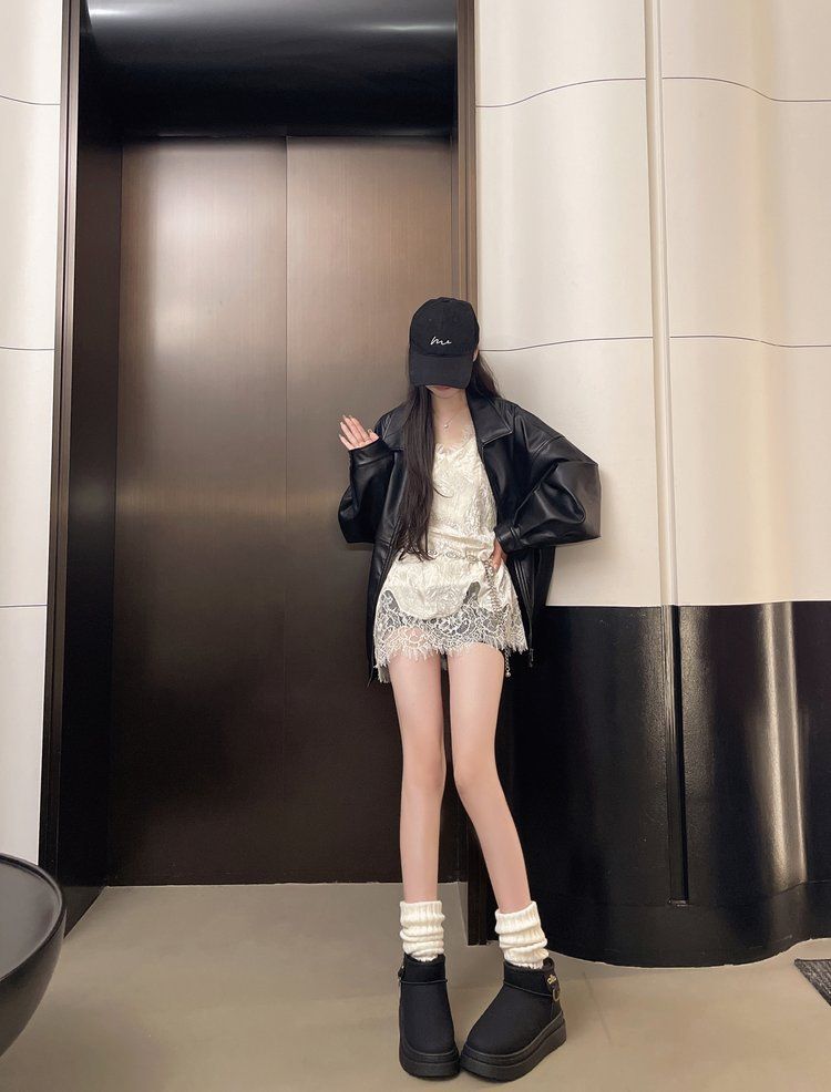 Bottes de neige courtes et confortables à semelle épaisse, style rétro, doublées polaire, chaudes et faciles à enfiler, en coton style nord-est._voghion.com