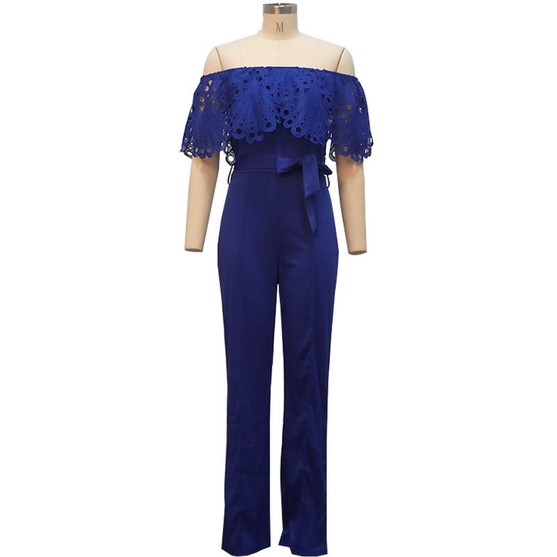 Europeisk och amerikansk sexig fashionabel enfärgad jumpsuit med tubtopp_voghion.com