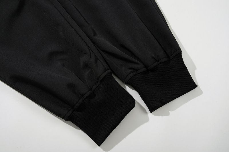 Tactical Cargo Pants For Men - Stylish Streetwear Joggers With Multiple Pockets, Loose Fit & Adjustable Cuffs, Black Utility Pants For Casual Wear_voghion.com