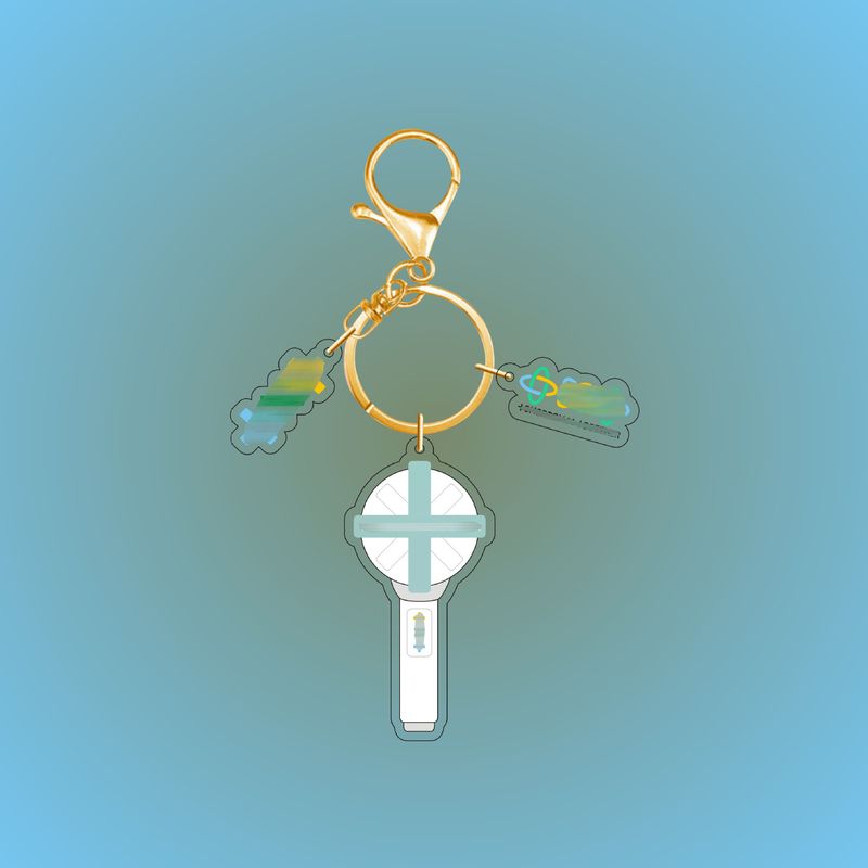 Straykids schwarzer BTS Itzy Twice Acryl-Schlüsselanhänger mit Lichtanhänger_voghion.com