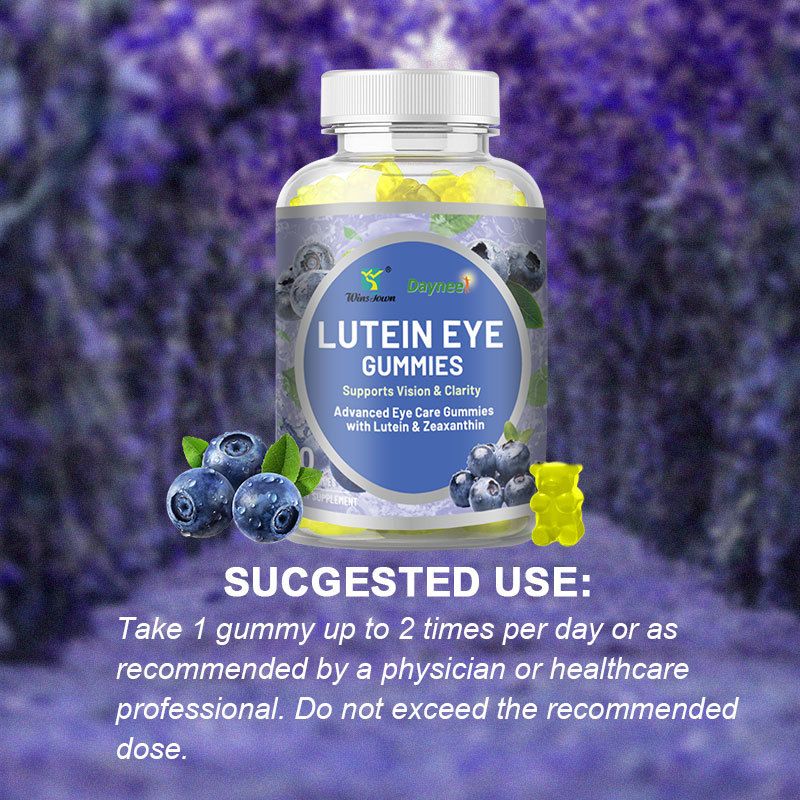 Cross-Border E-commerce Hot Sale Blueberry Gummies Lutein Eye Gummy Soft Candy Fudge_voghion.com