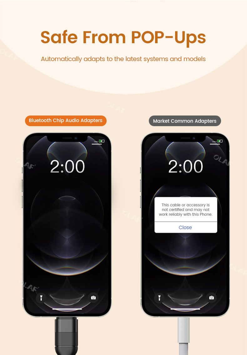 Para iPhone adequado para adaptador de fone de ouvido de 3 5 mm, para iPhone 14 Plus 13 Pro Max 12 Mini 11 Xs Xr 1_voghion.com