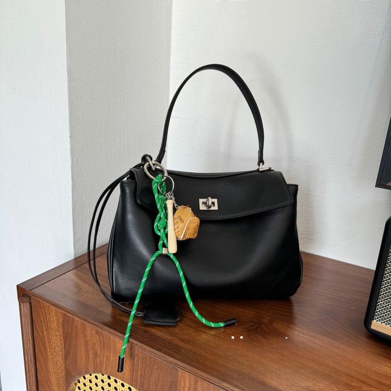 Borsa tote Rodeo, borsa da viaggio in pelle bovina di alta qualità, rilassata, minimalista e di grande capacità, borsa a tracolla_voghion.com