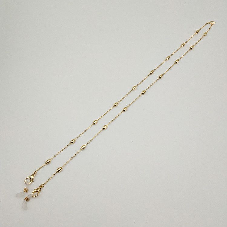 Bead Series Trendy Dual-use Mask Glasses 63 Hanging Metal Chain Pearl_voghion.com