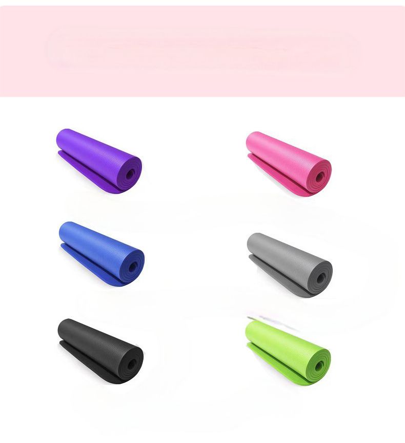 Esterilla de yoga para principiantes, para hombres y mujeres, gruesa, ensanchada y alargada, antideslizante, para uso doméstico._voghion.com