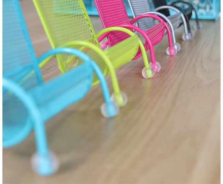 Desktop Lazy Holder Cute Phone Creative Chair Shape Stand Wholesale_voghion.com