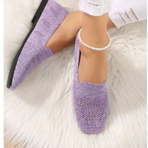 2025 Frühling Große Flache Einzelne Für Frauen, Ein Fuß Casual Schuhe Waren_voghion.com