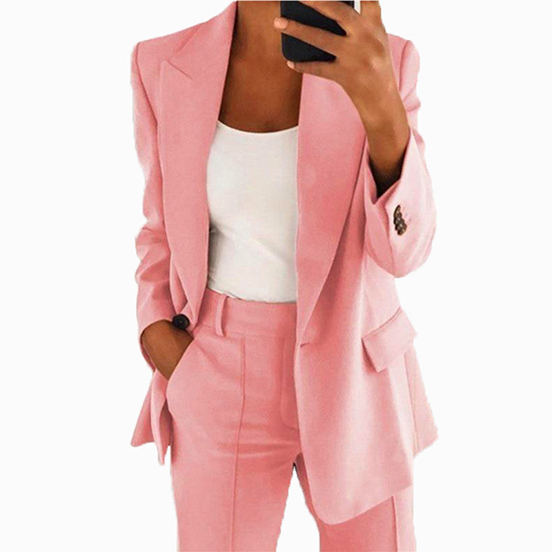 Kadın Blazer Takım Elbise moda yaka slim fit hırka tarzı blazer_voghion.com
