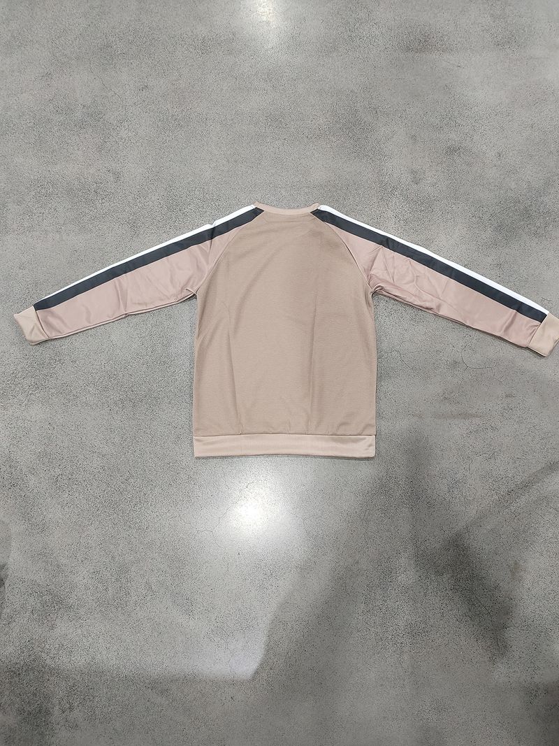 Heavyweight Color Block Sweatshirt For Men – Autumn/Winter Thermal Base Layer, Commuter & Outdoor Casual Pullover_voghion.com