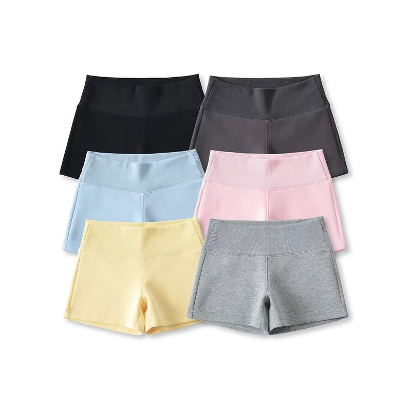 Damenbekleidung Sommer Heiße Mädchen Dünne Taillenbeine Lange Schlanke Shorts Mit Niedriger Taille Und Hüfte Schlanke Sporthosen Für Damen All Match Casual Hot Pants_voghion.com
