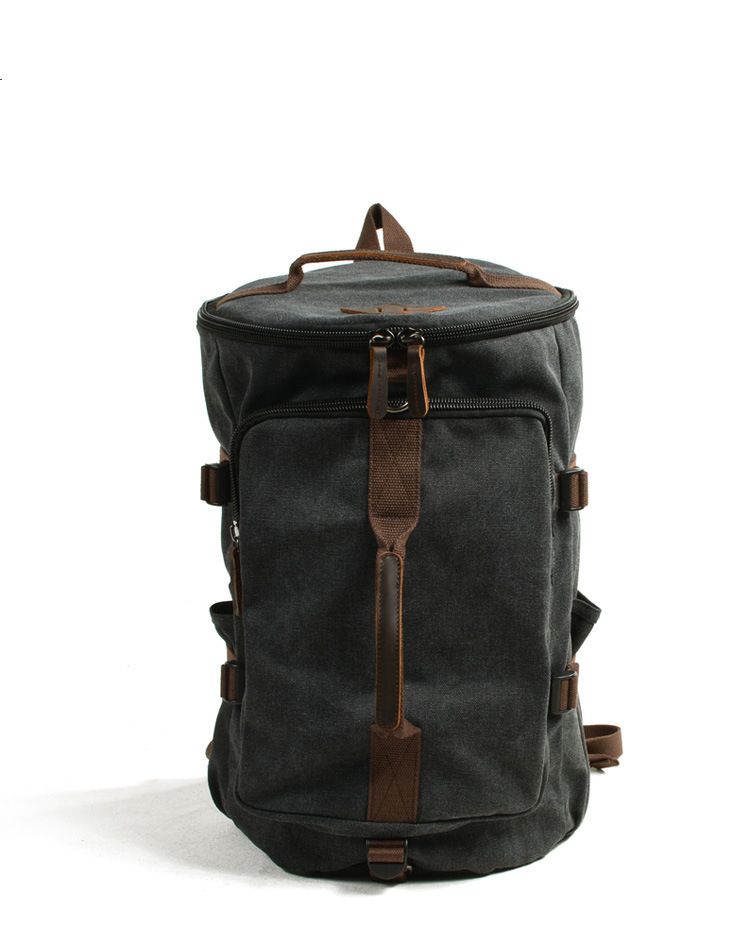 Reisetasche Herren-Rucksack, große Kapazität, lässige Canvas-Tasche für Männer und Frauen, Schulter- und Umhängetasche_voghion.com