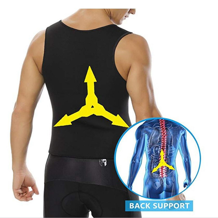 Sportbekleidung Schweißfördernde Kleidung Schweißreduzierende Bauchfitnesswesten Laufsport Yoga Schweißfördernde Kleidung_voghion.com
