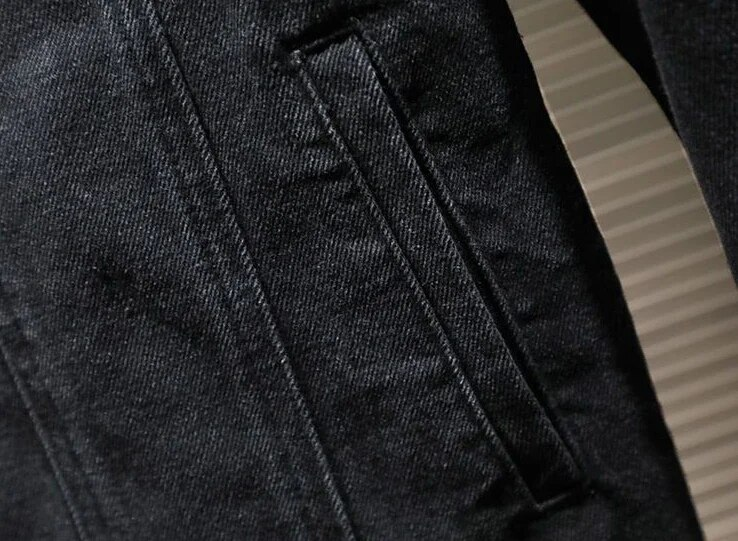 Jeansmantel für Herren Schwarz Herbst Jeansjacken Mann Hochwertige Winter 2023 Low Cost Joker Mode Große Größe Herrenmode Neu im Y2k_voghion.com