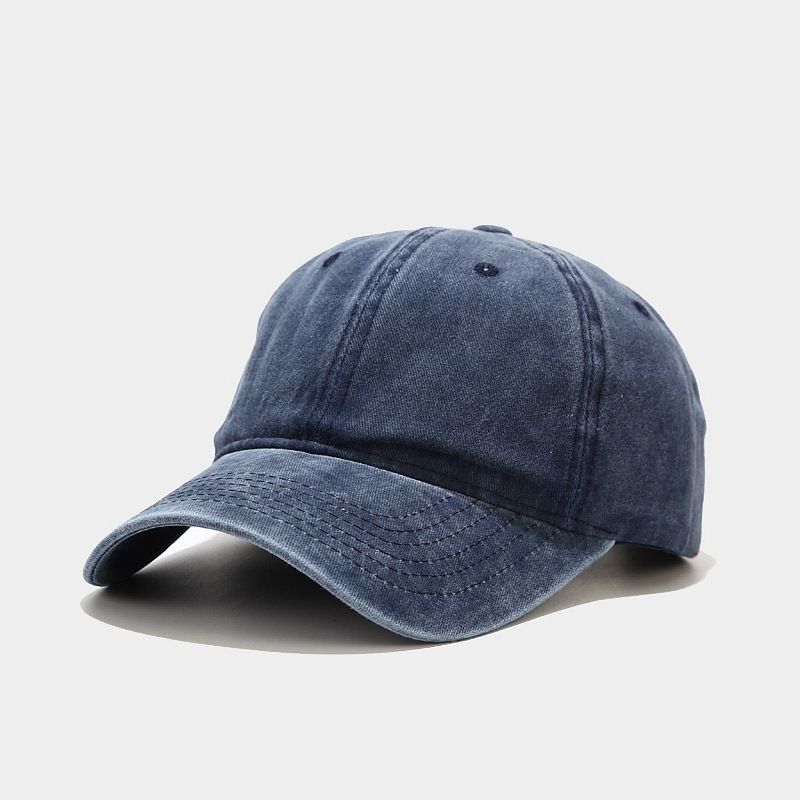 INS Washed Baseball Unisex Outdoor Vielseitige Duckbill Cap Trendy Einfache Hut Anpassbare_voghion.com