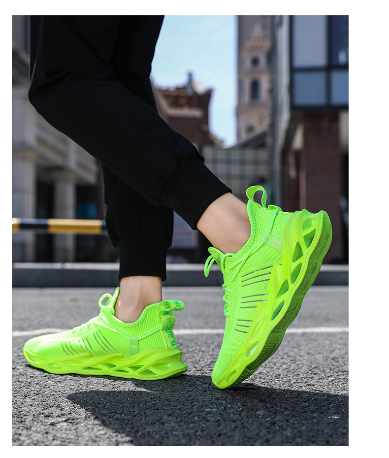 Scarpe da lavoro da uomo Scarpe da ginnastica comode Scarpe casual Flyknit traspiranti estive_voghion.com