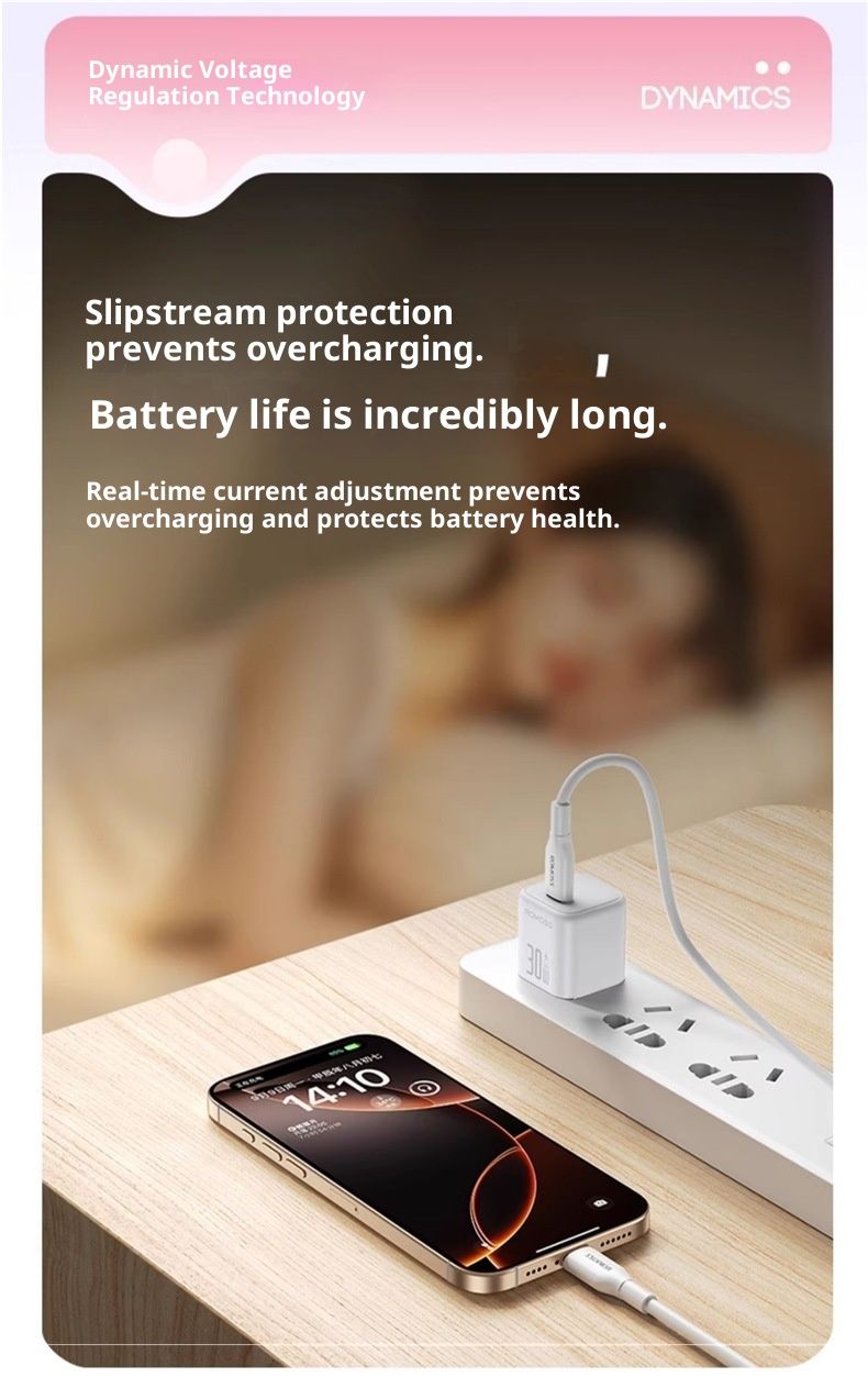 30-W-kompatibles Ladegerät, 16 Galliumnitrid-PD-Schnellladekopf, 15 Pro Max Ladekabel_voghion.com