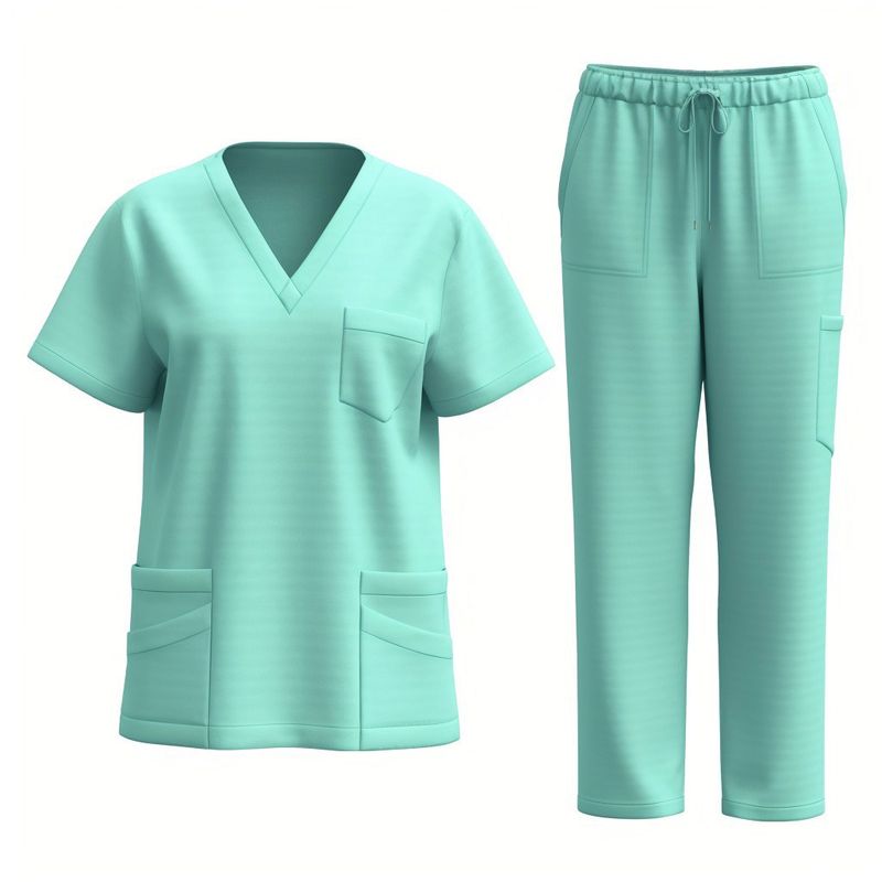 Roupas femininas para lavar as mãos, roupas médicas femininas, ternos divididos, roupas médicas_voghion.com