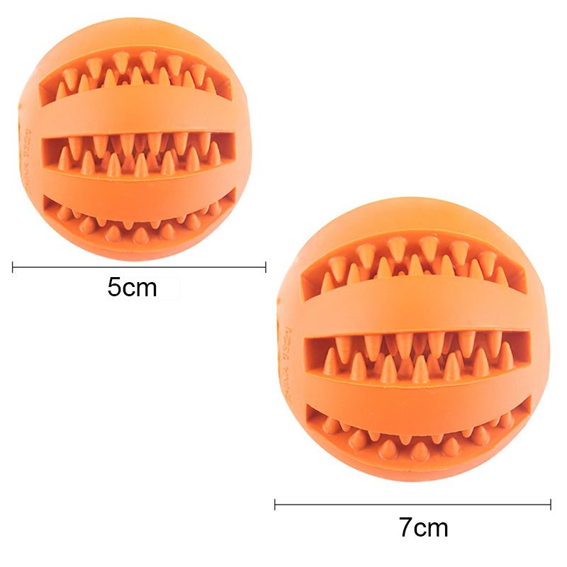 7 Cm/5 Cm Ball, Interactive Toy, Chew Toy Dog, Teeth Cleaning, Elatic Dog Toy, Rubber Ball Toy For Pet, Pet By PawParty Store_voghion.com