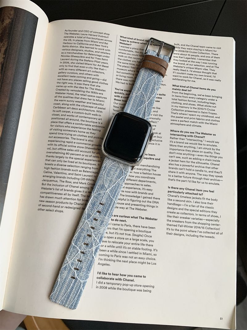 Cinturino per iwatch 42/44/45/49mm 38/40/41mm Cinturino per orologio alla moda e per il tempo libero per la serie Watch Ultra2 Se 9/8/7/6/5/4/3/2/1_voghion.com