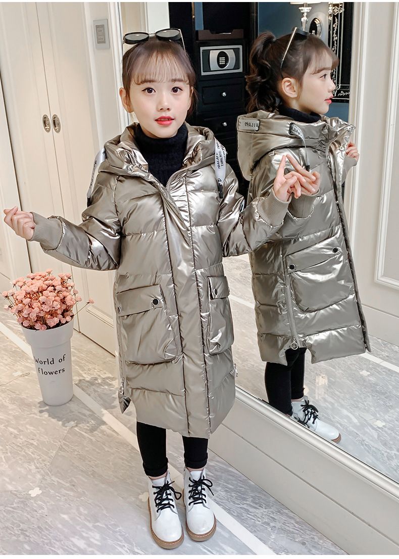 Giacca imbottita in cotone per ragazze e ragazzi, principessa, 2024, capospalla invernale di Capodanno, elegante, di taglia media e grande, per bambini_voghion.com