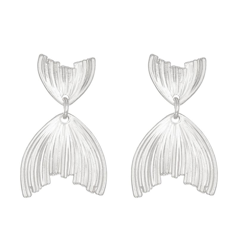 Ohrringe Mode Damen Ohrringe Gold Ohrringe Modedesign Metall Glänzend Faltbare Ohrstecker Tropfen Schmuck Für Frauen Geometrische Blütenblatt Ohrringe_voghion.com