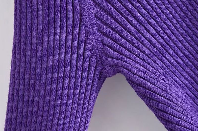 Top lavorato a maglia cava alla moda di ZR Womens Spring New Style_voghion.com