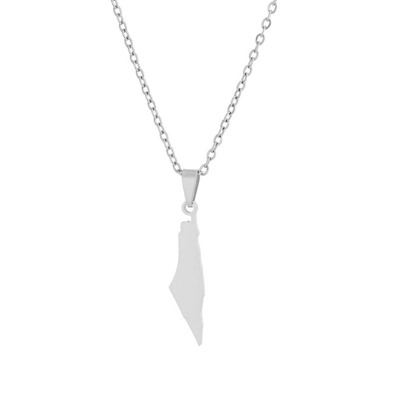 Collana con ciondolo a goccia d'olio geometrico di alta qualità, in acciaio inossidabile, moda, per coppie maschili e femminili, con ciondolo personalizzato e accessori._voghion.com