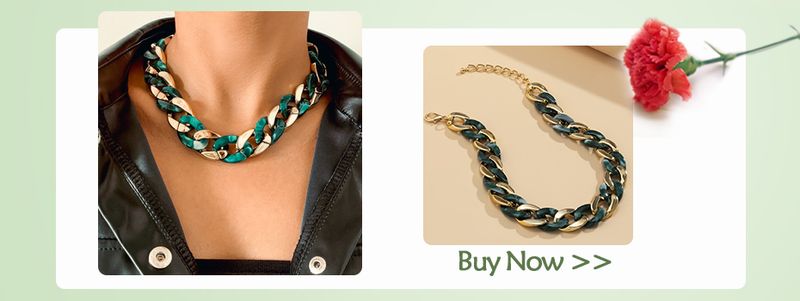 IngeSight.Z Exaggerated Large Metal Smooth Flower Pendant for Women Gothic Black PU Leather Choker Necklace Jewelry_voghion.com