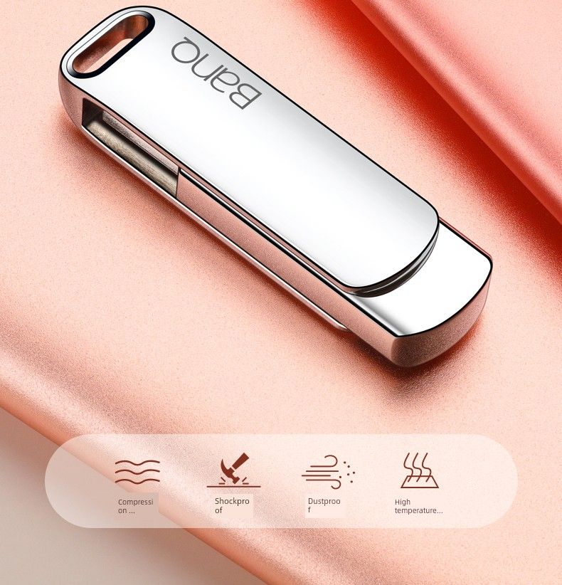 Yantai Computer Negozio fisico Banqu Xibin 32gu Piastra USB3.0 Unità flash USB ad alta velocità Elegante metallo 32G_voghion.com