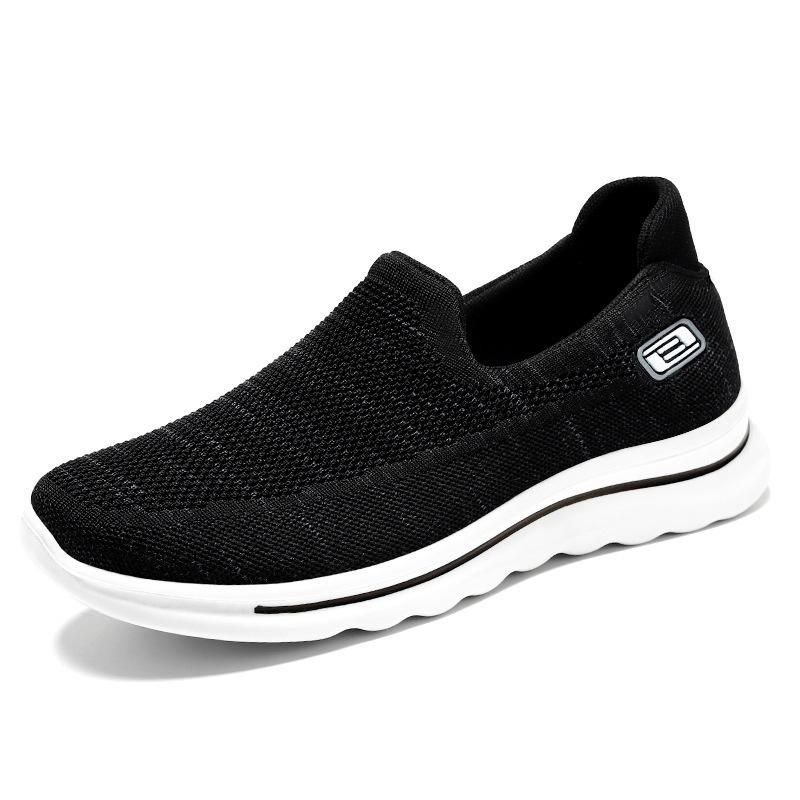 Lässige Wanderschuhe für Herren, modische Slip-On-Laufschuhe für Männer, atmungsaktive Mesh-Workout-Schuhe für Männer, rutschfeste Schuhe_voghion.com