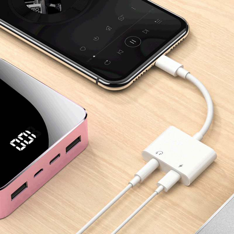 Lighting To 3.5mm Jack Audio Cable Adapter For IPhone 8 7 6 6S Plus X XR XS 11 12 Pro Max SE 2 Earphone Connector Stereo Adaptor_voghion.com
