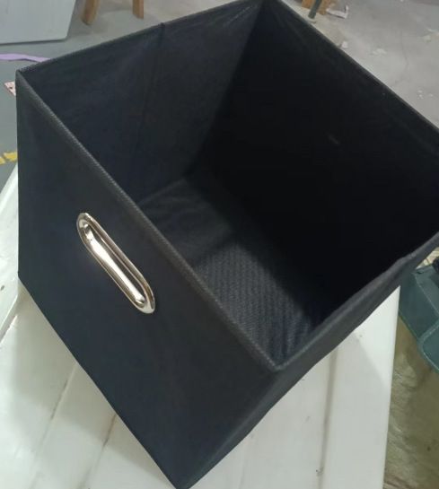 Contenitore portaoggetti pieghevole in tessuto con manici - Scatola organizer quadrata per cassetti dell'armadio e casa (multiuso, salvaspazio, antipolvere, grande capacità)_voghion.com