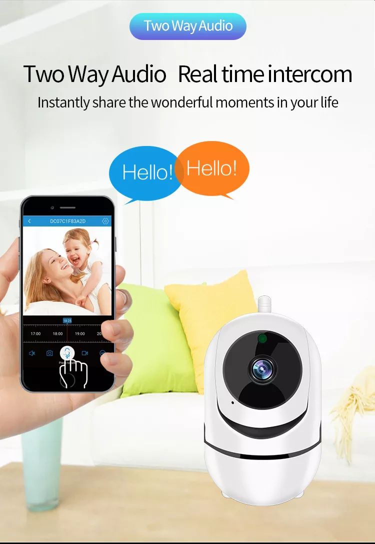 Minions Wireless WiFi Surveillance Camera HD Remote Night Vision Home Camera Smart Home Security_voghion.com