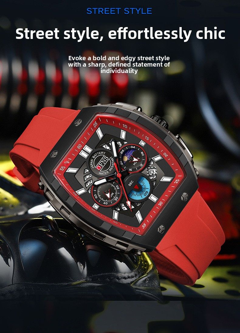 OFNS Cross-Border Hot-Selling Wristwa Multi-Function Chronograph Three-Eye Six-Hand Quartz Calendar Business Men's_voghion.com